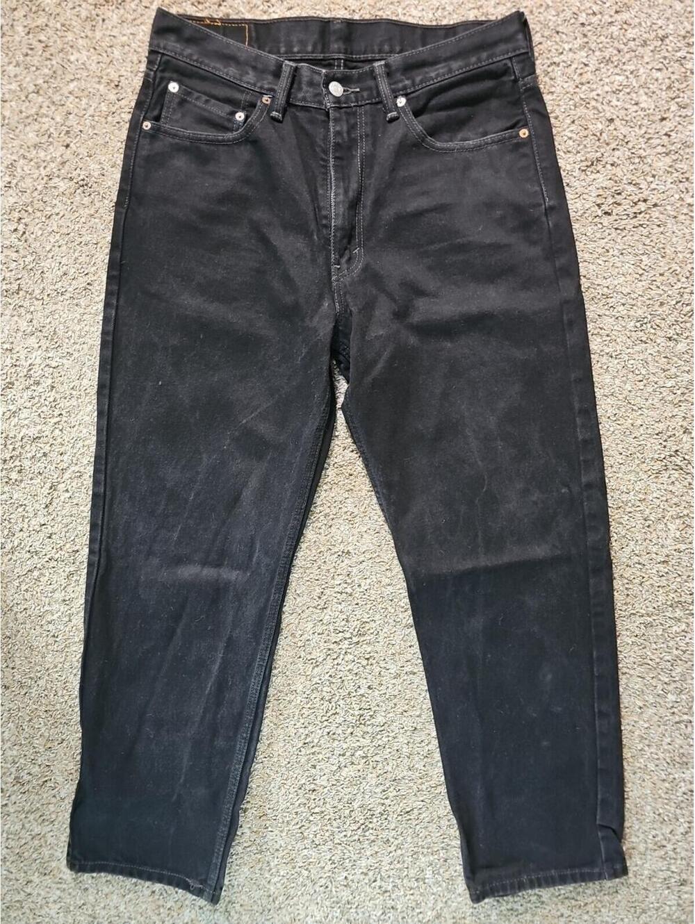 Levis 550 34x30 Black Jeans